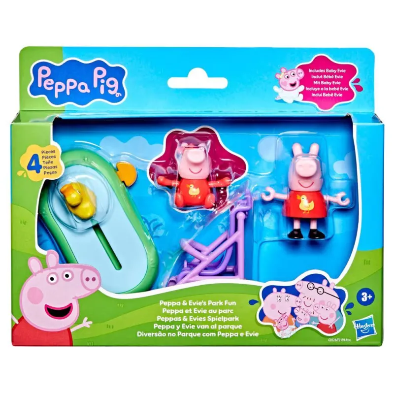 Hasbro - Peppa Pig, Peppa & Evie's Park Fun G0528 (F2189)