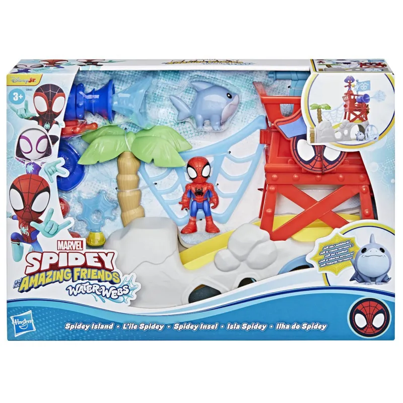 Hasbro - Marvel Spidey And His Amazing Friends Waterwebs, Spidey Island G0665