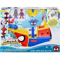 Hasbro -  Spiderman Spidey Amazing Friends, Water-Webs Ahoy Bubble Pirate Ship Toy G0666