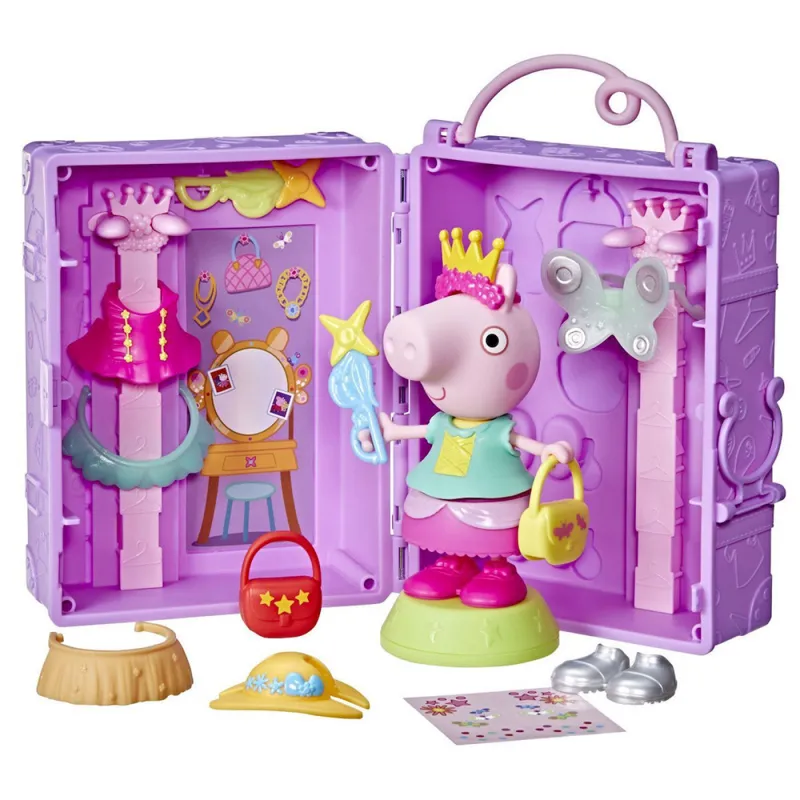 Hasbro - Peppa Pig, Peppa's Dress-Up Wardrobe G1017