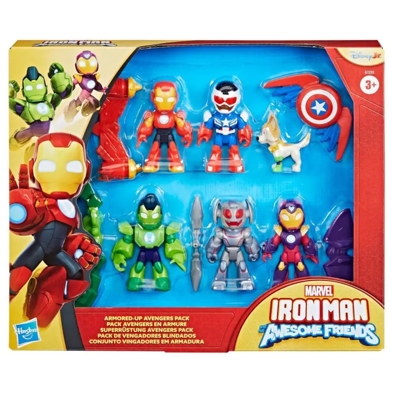 Hasbro - Marvel Iron Man And His Awesome Friends, Armored-Up Avengers Pack G1255