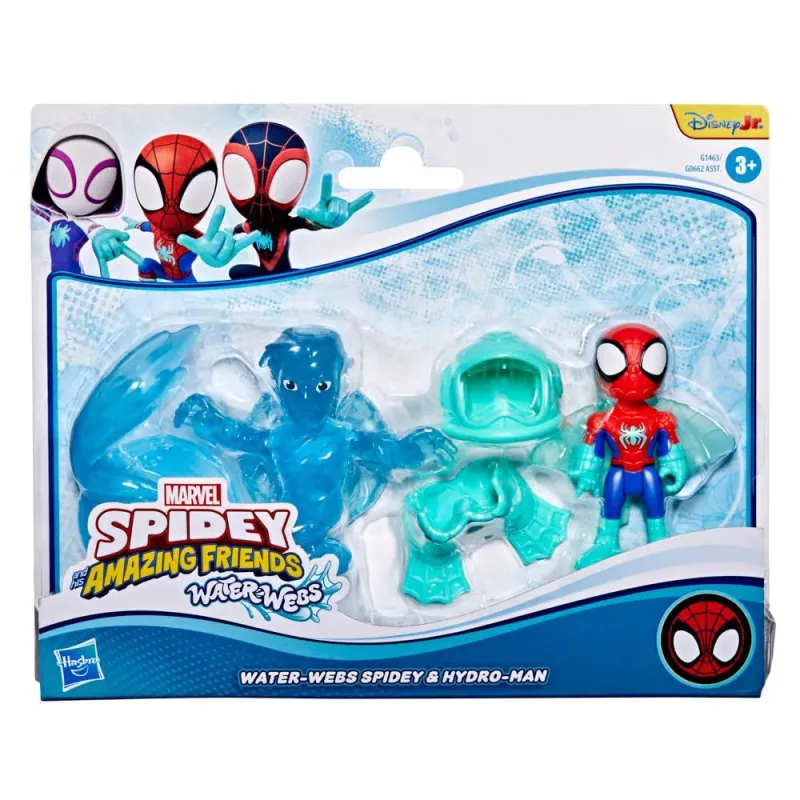 Hasbro - Marvel Spidey And His Amazing Friends Waterwebs, Water-Webs Spidey & Hydro-Man G1463 (G0662)