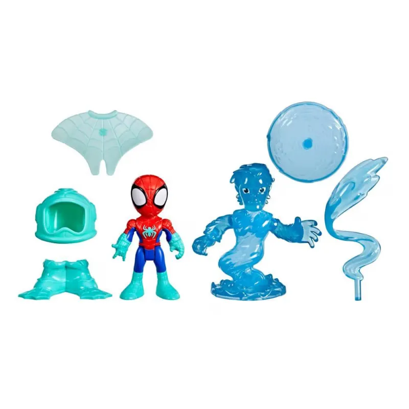 Hasbro - Marvel Spidey And His Amazing Friends Waterwebs, Water-Webs Spidey & Hydro-Man G1463 (G0662)