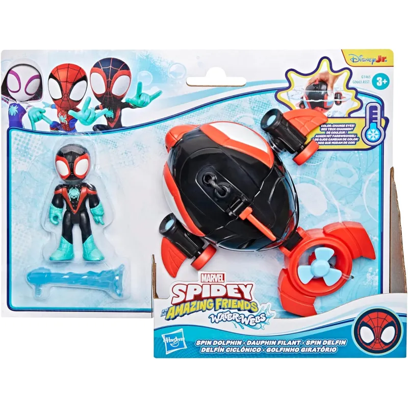 Hasbro - Marvel Spidey And His Amazing Friends Waterwebs, Spin Dolphin G1465 (G0663)