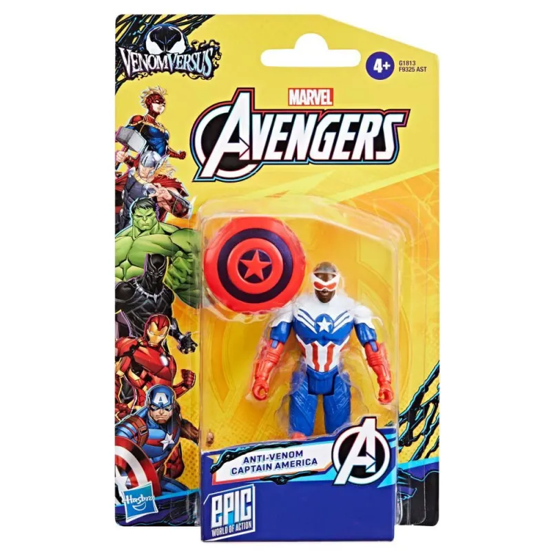 Hasbro - Marvel Avengers, Venom Versus, Anti-Venom Captain America G1813 (F9325)