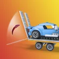 Mattel Hot Wheels - Mega Bloks, Νταλίκα Twinduction GYG66