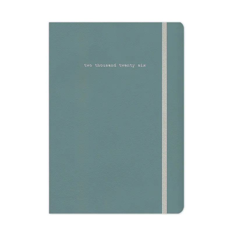 Adbook - Ημερήσιο Ημερολόγιο Onesto 2026, Grey 17x25 HM-8303-12