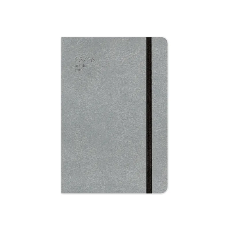 Adbook - Ακαδημαϊκό Ημερολόγιο Handy, Ημερήσιο 2025-2026 14x21cm, Grey HM-9234-12