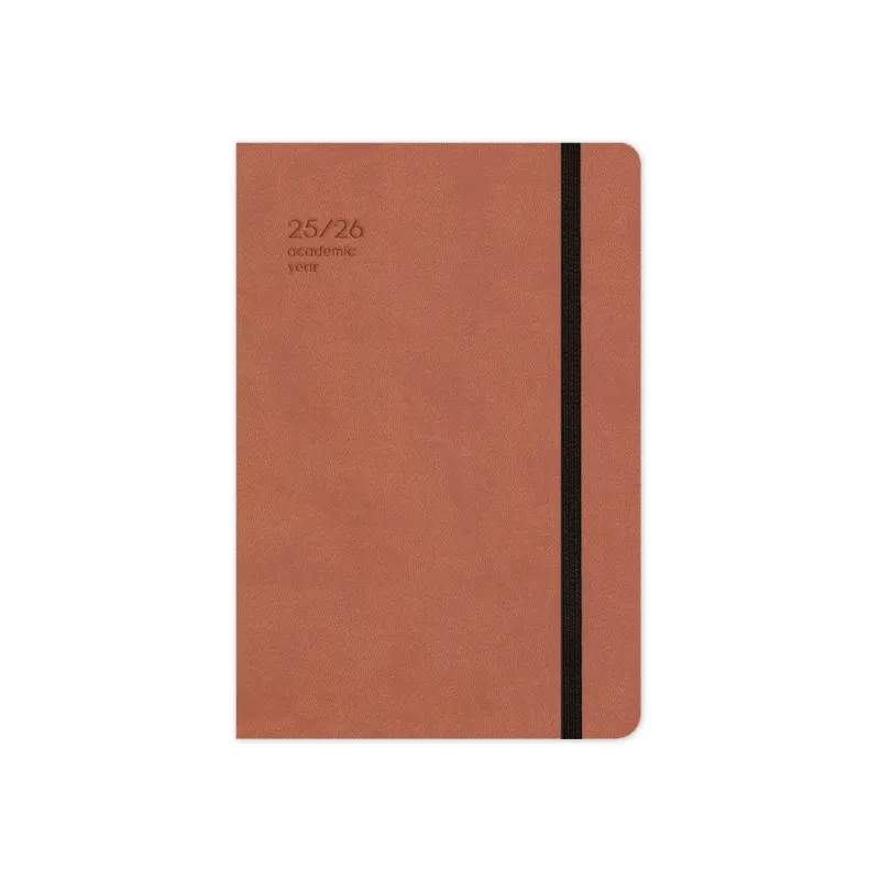 Adbook - Ακαδημαϊκό Ημερολόγιο Handy, Ημερήσιο 2025-2026 14x21cm, Tan HM-9234-43