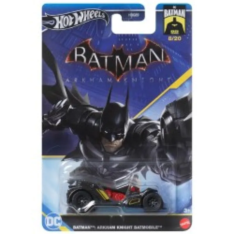 Mattel Hot Wheels – Αυτοκινητάκι, Batman, Arkham Knight Batmobile (8/20) HRW23 (HDG89)