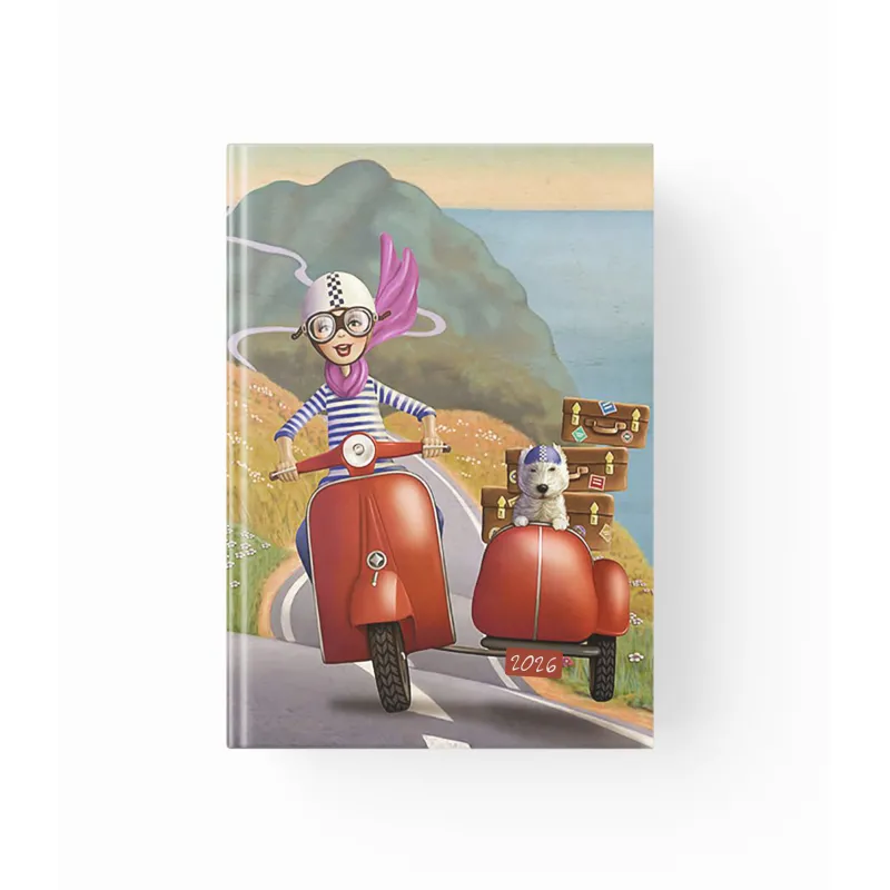 Υδρόγειος - Ημερήσιο Ημερολόγιο Hydro@rt 2026, Vespa 12x17 0381