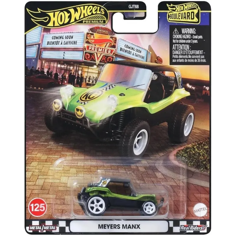 Mattel Hot Wheels - Αυτοκινητάκι Premium Boulevard,  Meyers Manx N125 JBL22 (GJT68)