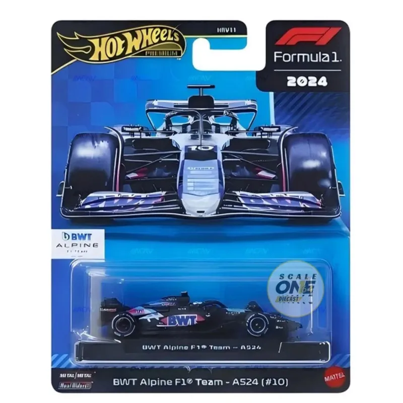 Mattel Hot Wheels - Premium Formula 1 2024, BWT Alpine F1 Team - A524 (#10) JBM21 (HRV11)