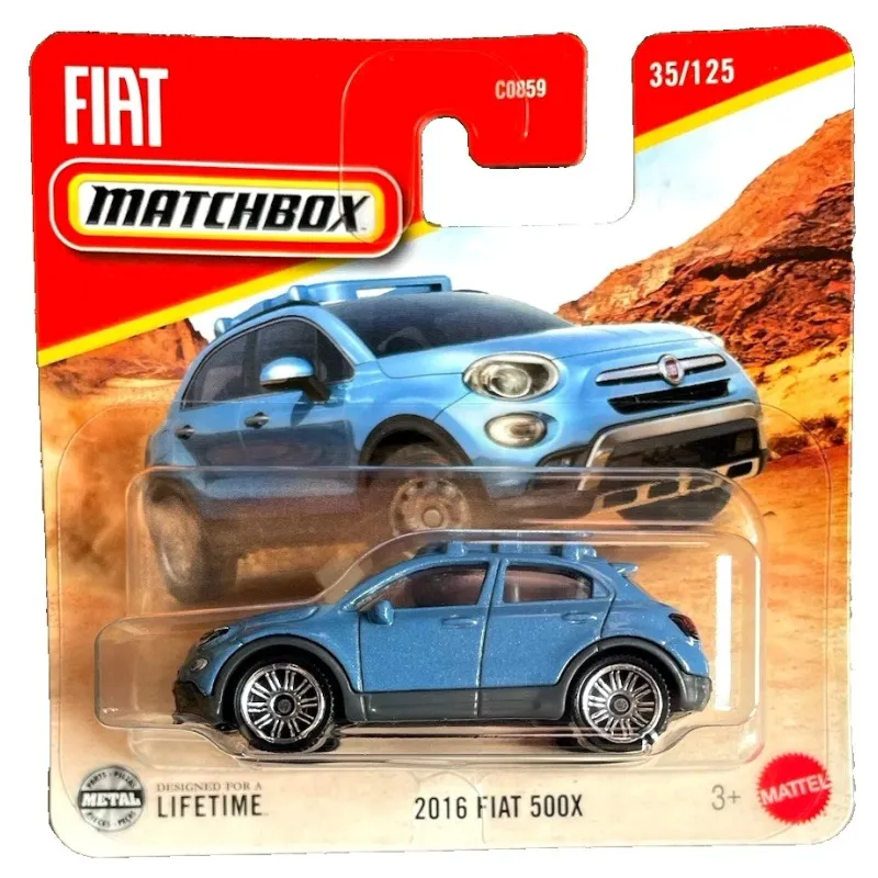 Mattel Matchbox - Αυτοκινητάκι, 2016 Fiat 500X (32/125) JBR96 (C0859)
