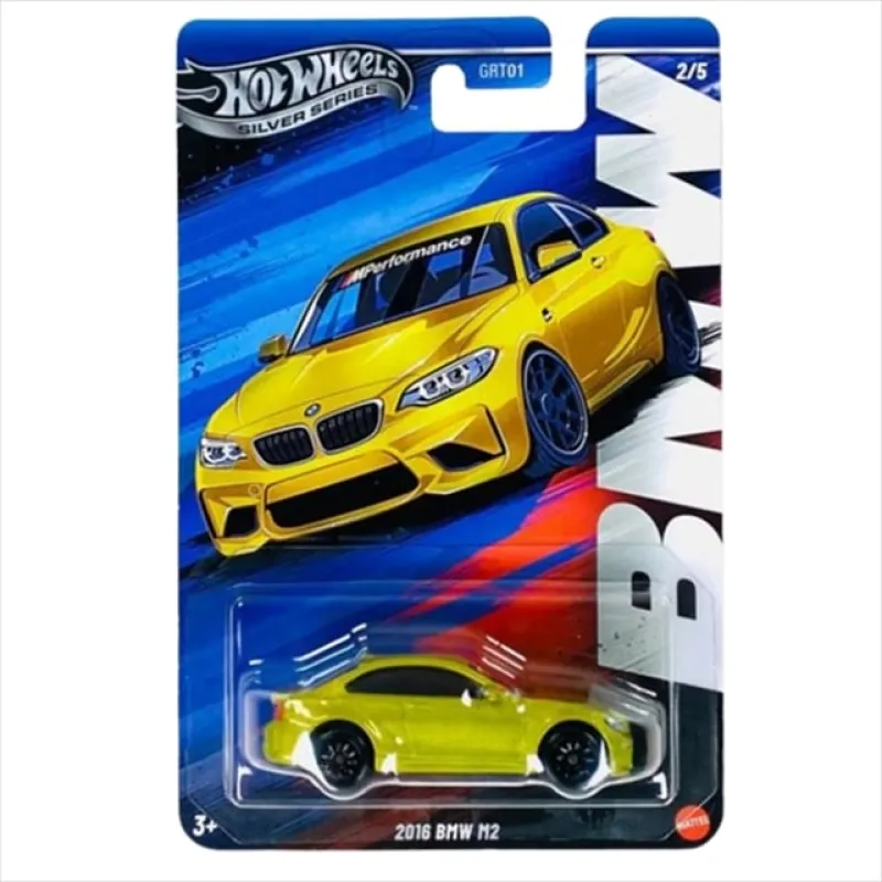 Mattel Hot Wheels - Αυτοκινητάκι Silver Series, 2016 BMW M2 (2/5) JBY55 (GRT01)