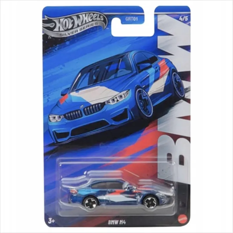 Mattel Hot Wheels - Αυτοκινητάκι Silver Series, BMW M4 (4/5) JBY57 (GRT01)