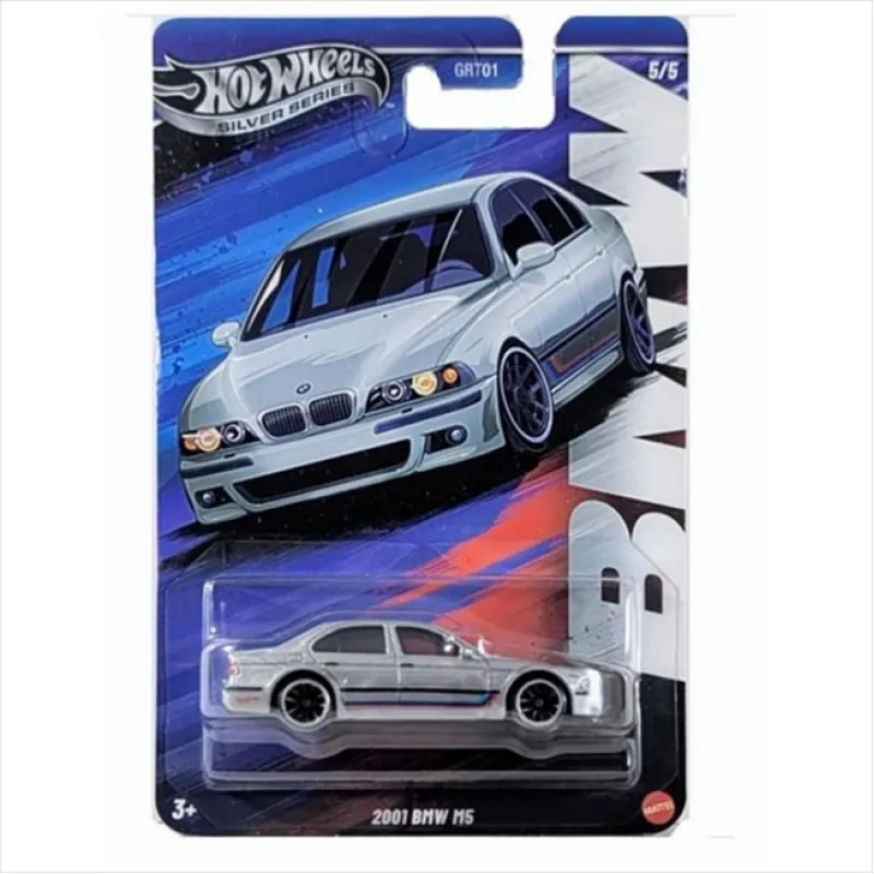 Mattel Hot Wheels - Αυτοκινητάκι Silver Series, 2001 BMW M5 (5/5) JBY58 (GRT01)