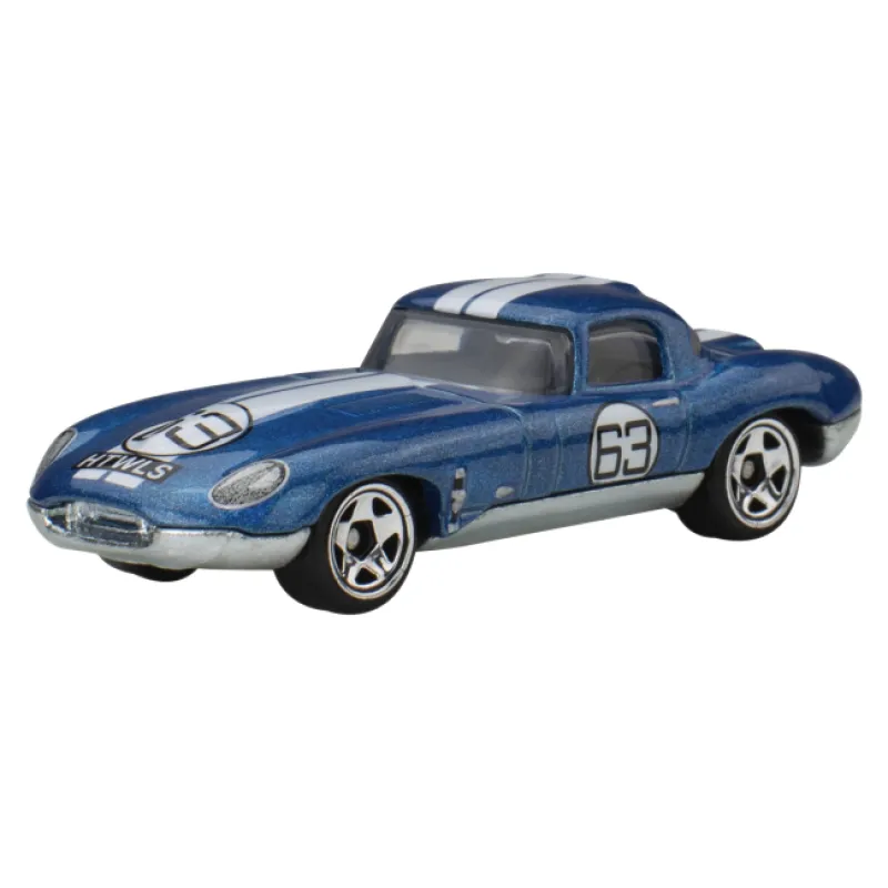 Mattel Hot Wheels – Αυτοκινητάκι, National Icons Silver Series, Jaguar Lightweight E-Type (2/5) JBY90 (HRT81)