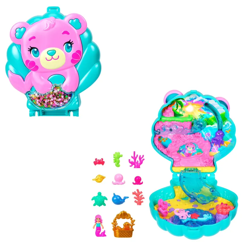 Mattel Polly Pocket - Glitter Island Compact JCB16 (JFG56)
