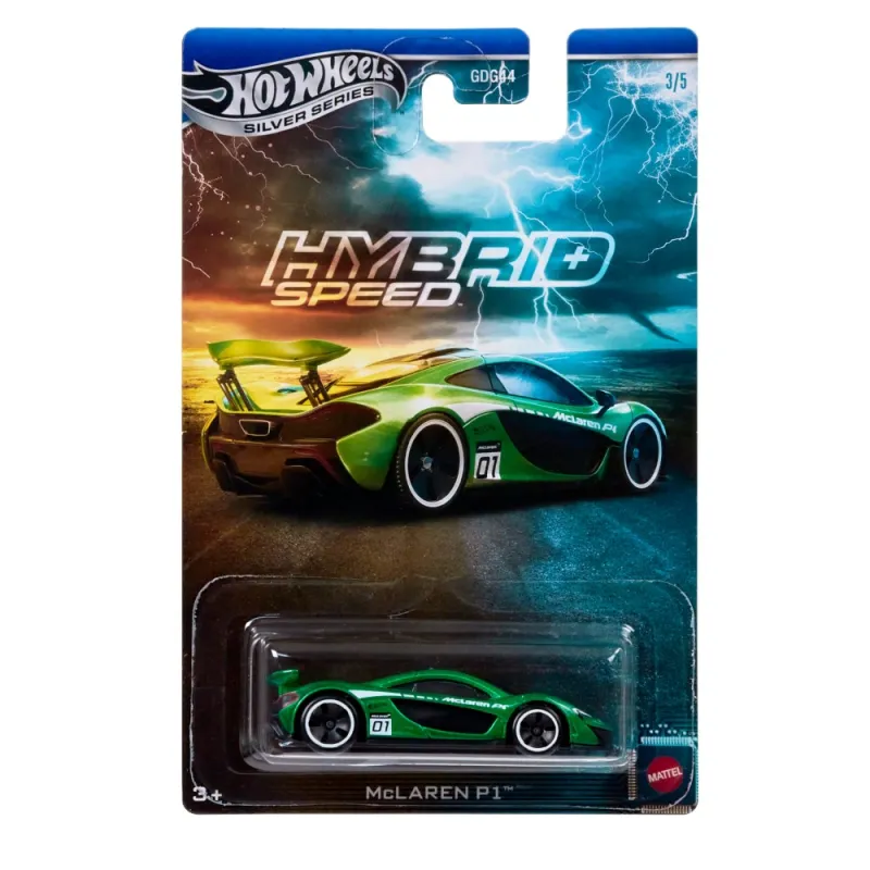 Mattel Hot Wheels - Αυτοκινητάκι , Silver Series Hybrid Speed , Mclaren P1 JCB78 (JDY87)