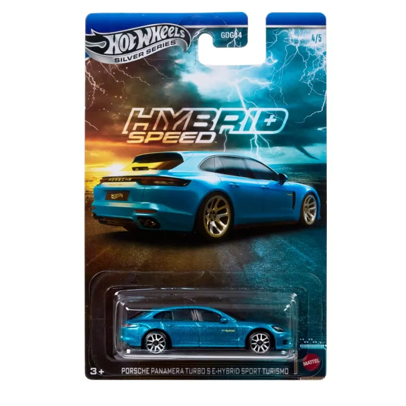 Mattel Hot Wheels - Αυτοκινητάκι , Silver Series Hybrid Speed , Porsche Panamera Turbo SE-Hybrid Sport JCB79 (JDY87)