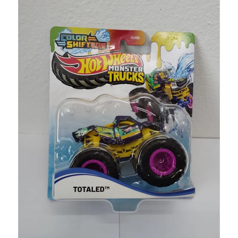 Mattel Hot Wheels - Monster Trucks, Color Shifters, Totaled JCH03 (HGX06)