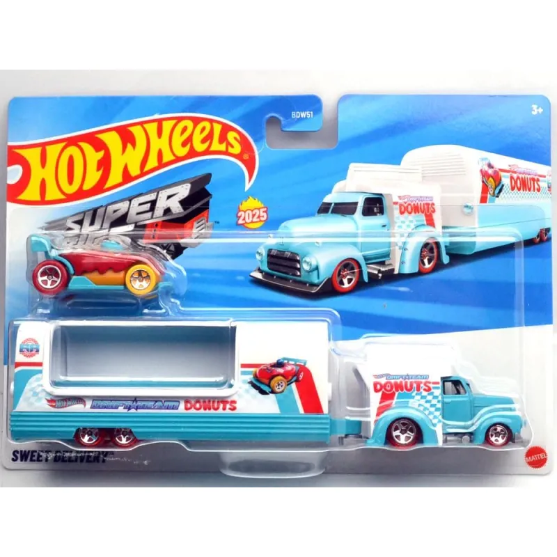 Mattel Hot Wheels - Σούπερ Νταλίκα, Sweet Delivery JCM48 (BDW51)