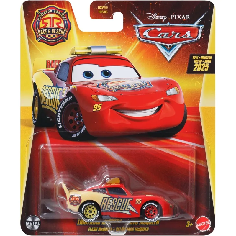 Mattel Cars - Αυτοκινητάκι, Lighnting McQueen - Flash McQueen JDG59 (DXV29)
