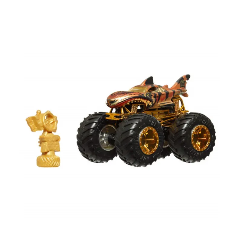 Mattel Hot Wheels - Monster Trucks, 50 Bigfoot Trophy Champions , HW Tiger Shark JDW02 (JDV96)