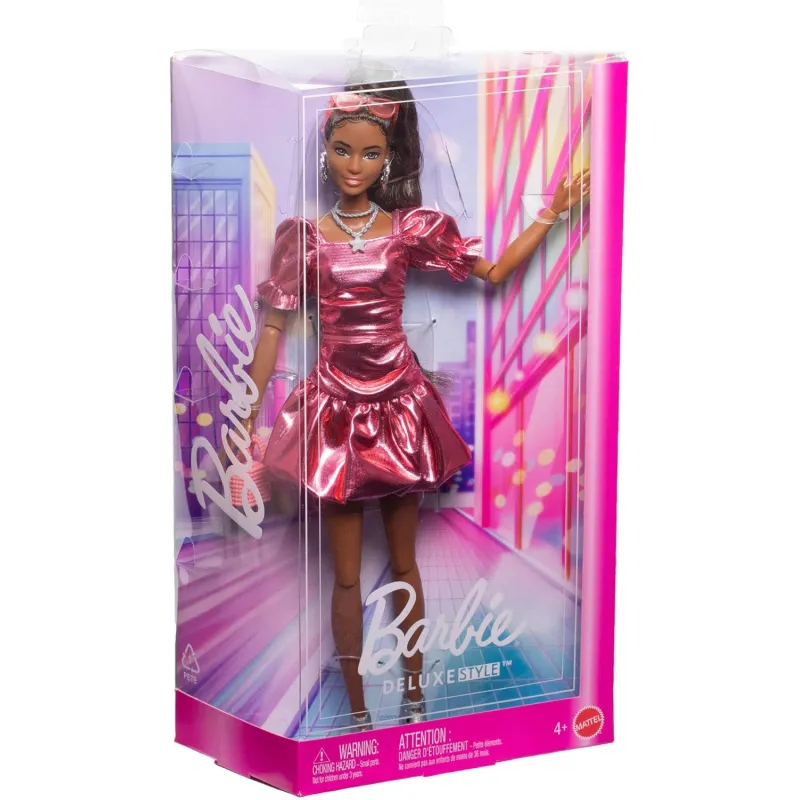 Mattel Barbie - Deluxe Style Metallic Coral Pink JFP41