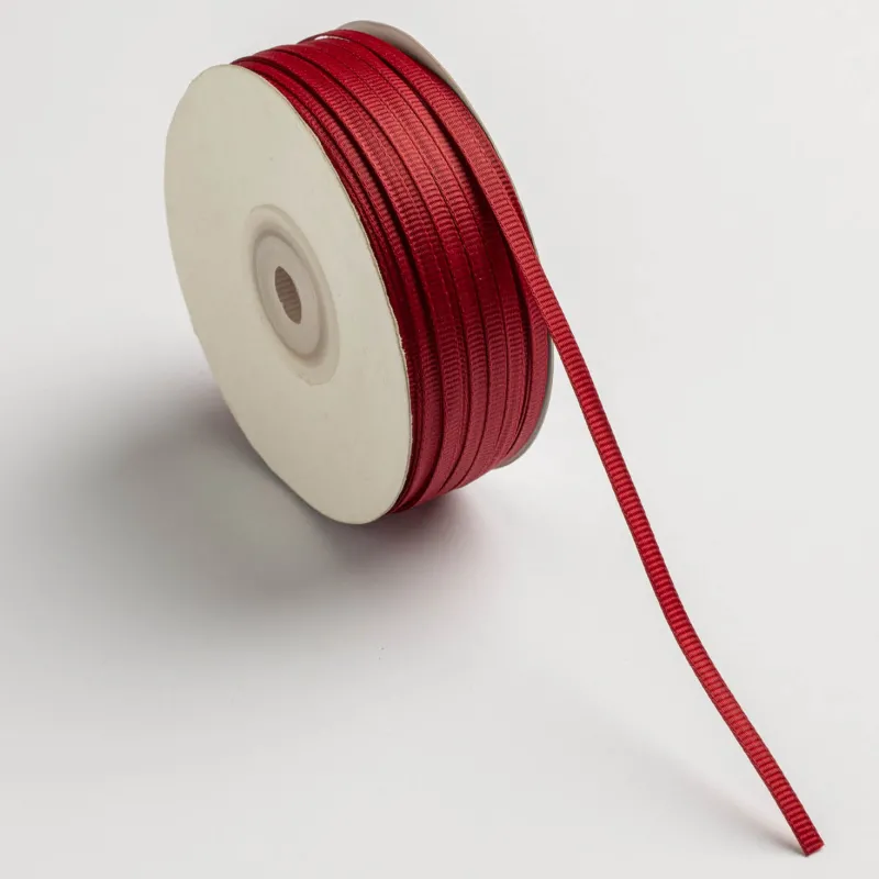Kyriacou - Κορδέλα Gros 3mmX100M, Burgundy JGROXXXX-XX3100-71XXXX