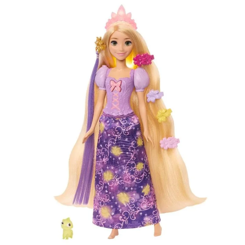 Mattel Disney Princess - Κούκλα Ραπουνζέλ με Μαλλιά που Λάμπουν JHL46