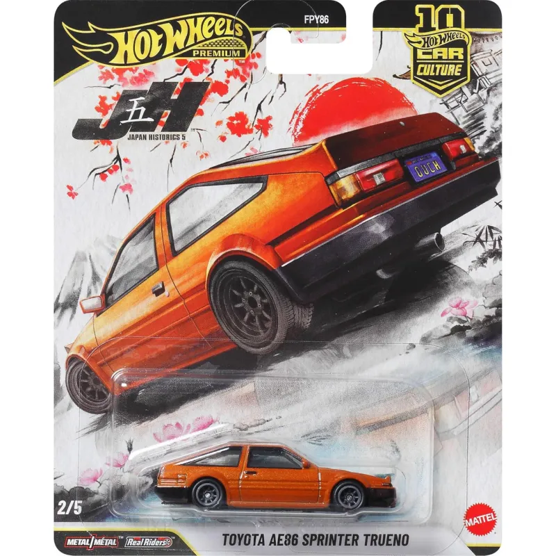 Mattel - Hot Wheels Premium, Car Culture, Toyota AE86 Sprinter Trueno JKF10 (FPY86)