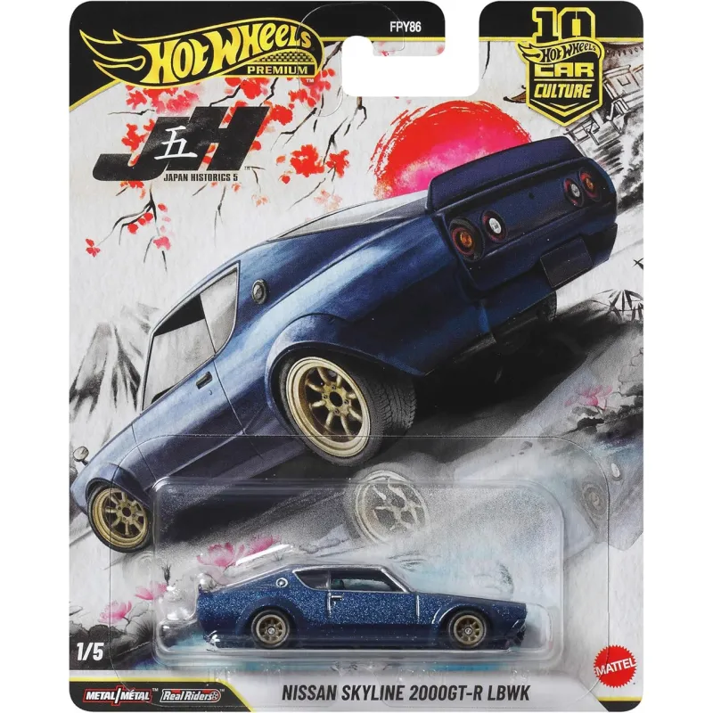 Mattel Hot Wheels – Car Culture Series, Aγωνιστικό Nissan Skyline 2000GT-R LBWK JKF11 (FPY86)