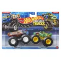 Mattel Hot Wheels - Monster Trucks, Lil' Haulin Vs Totaled JLV75 (FYJ64)