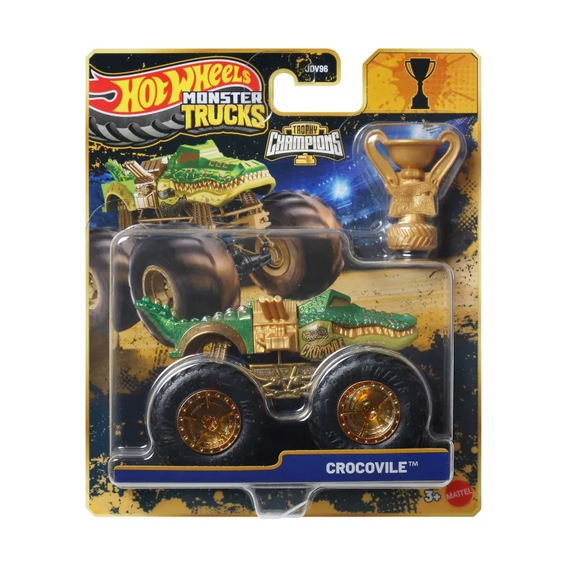 Mattel Hot Wheels - Monster Trucks, Trophy Champions, Crocovile JMV69 (JDV96)