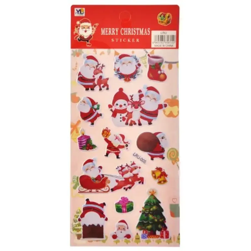 Αυτοκόλλητα Puffy, Χριστουγεννιάτικα LRU-005