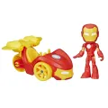 Hasbro - Marvel Spidey And His Amazing Friends, Iron Racer F7458 (F6776) Hasbro - Marvel Spidey And His Amazing Friends, Iron Racer F7458 (F6776)