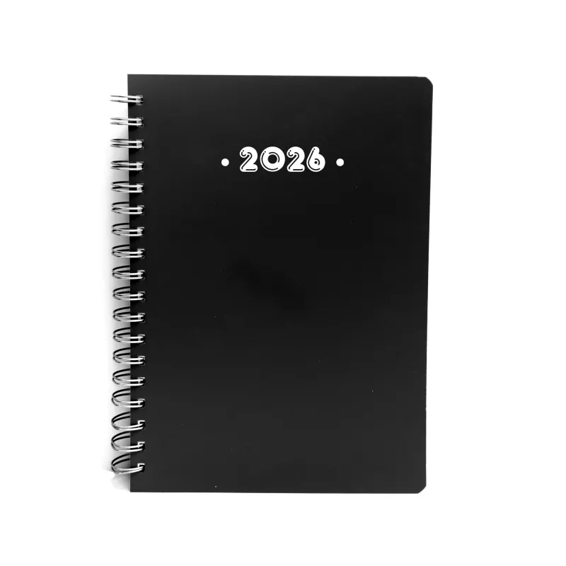 Υδρόγειος - Ημερήσιο Ημερολόγιο Σπιράλ P.P 2026, Black 21x29 1371