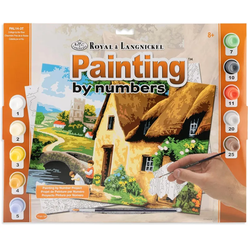 Royal & Langnickel - Painting By Numbers , Καλύβα Σε Ποτάμι PAL14-3T