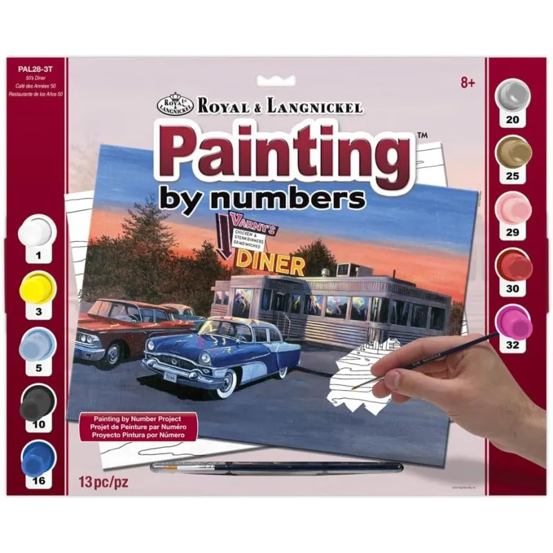 Royal & Langnickel - Painting By Numbers , Diner 50s PAL28