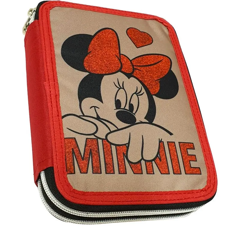 Gim – Κασετίνα Διπλή Γεμάτη Minnie Suede 340-47100