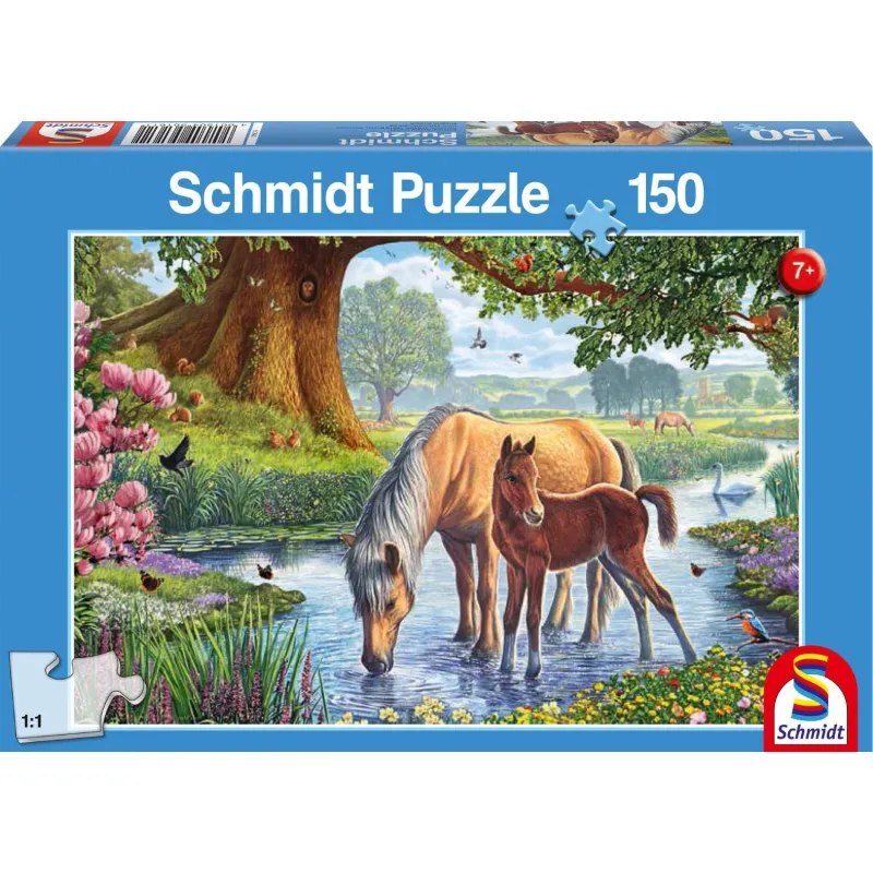 Schmidt Spiele - Puzzle Φοράδα Με Πουλάρι 150 Pcs 56161