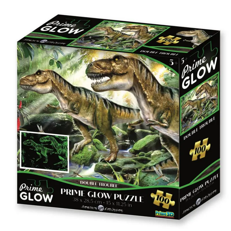 Prime 3D - Glow Puzzle, Double Trouble 100 Pcs 12514
