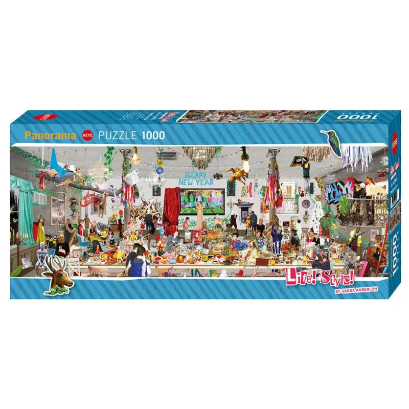 Heye – Puzzle Panorama New Year's Eve 1000 Pcs 29823