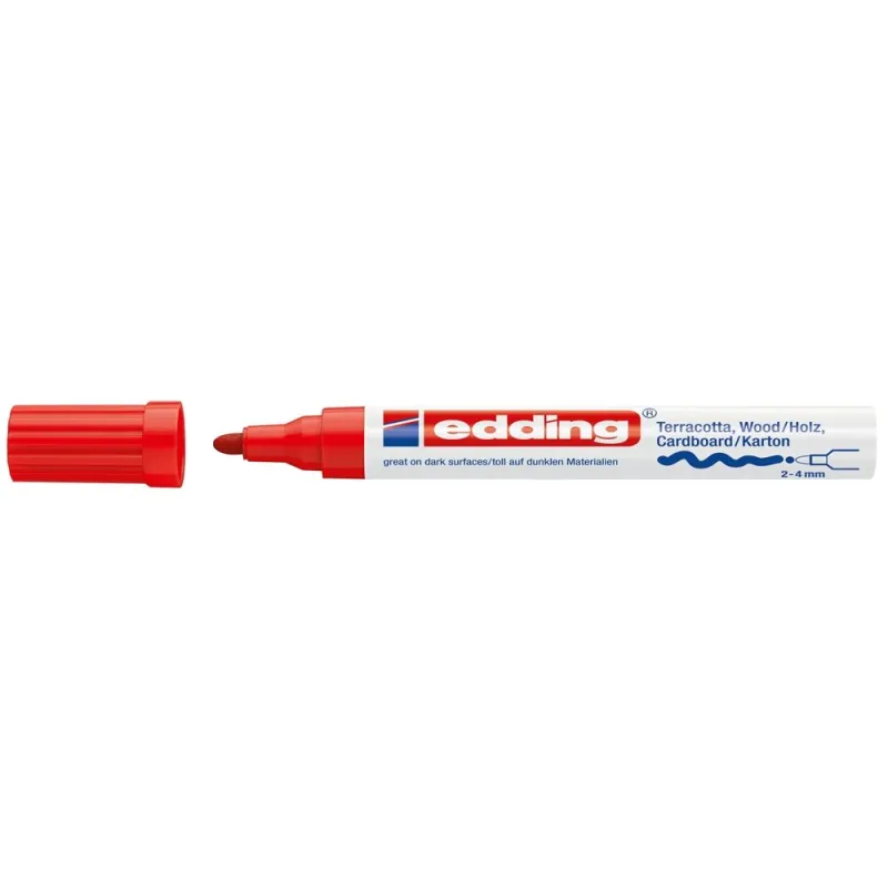 Edding – Μαρκαδόρος Διακόσμησης 4000, Κόκκινο 4000002