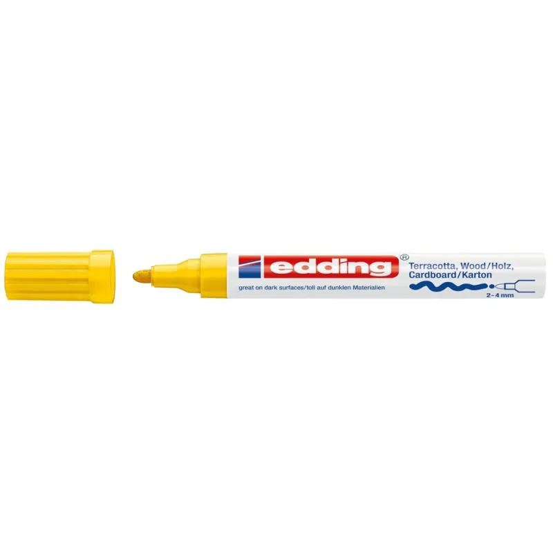 Edding – Μαρκαδόρος Διακόσμησης 4000, Κίτρινο 4000005