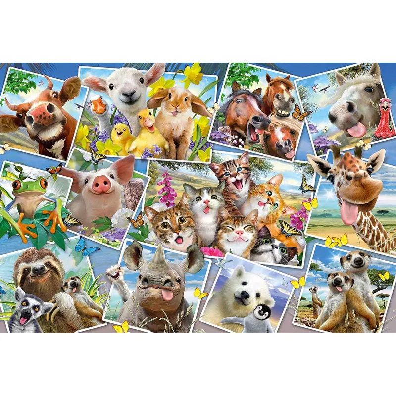 Schmidt Spiele – Puzzle Animal Selfies 200 Pcs 56294