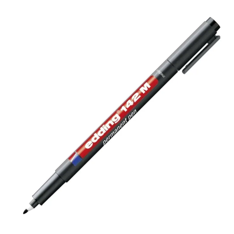 Edding - Μαρκαδοράκι 142M 1.0mm Μαύρο 142M-1