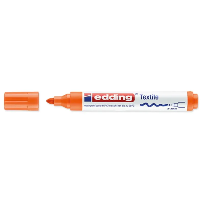 Edding – Μαρκαδόρος Υφάσματος 4500 Πορτοκαλί  4500-6
